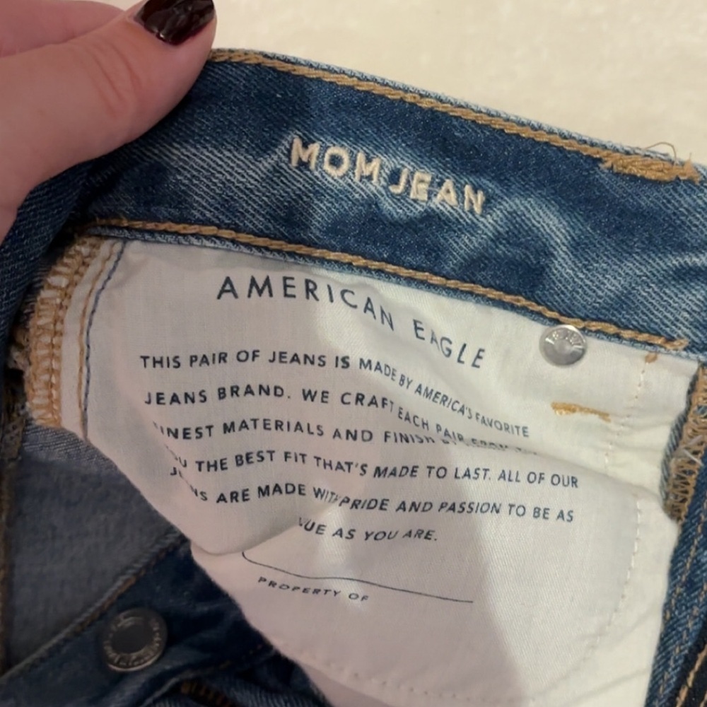 American Eagle Ripped Mom Jeans - Picture 13 of 14
